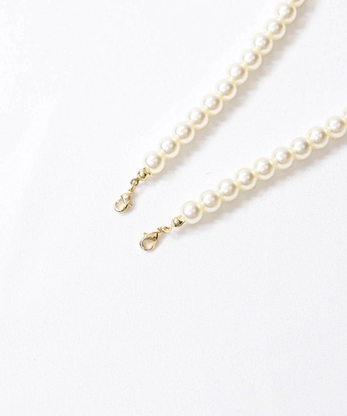 Gready Brilliant（グレディブリリアン）の「パール２連ネックレス（ネックレス・レディース・オフホワイト・FREE）」の8枚目の写真