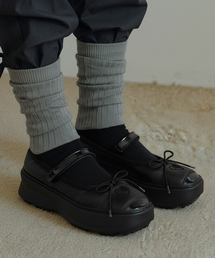FLCT（フラッフィーシトラス）の「Glow padding mary jane_Black（バレエシューズ）」