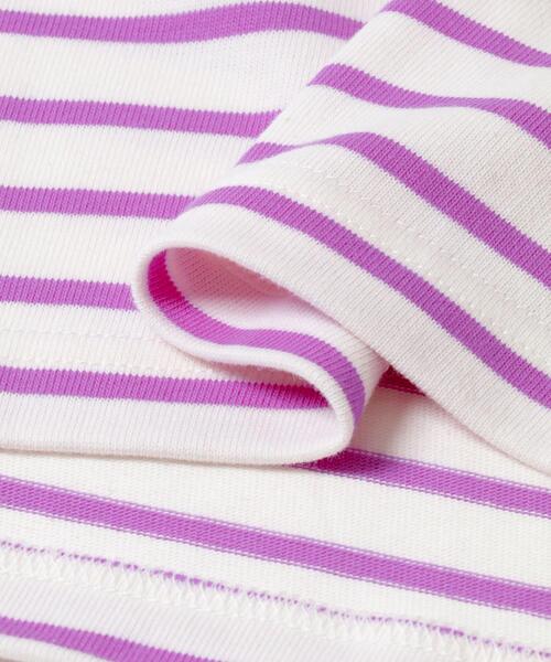 FORK&SPOON(フォークアンドスプーン)の「FORK&SPOON クロップドボートネックボーダー(Tシャツ/カットソー・レディース・ピンク系その他/ブラック系その他・1)」の22枚目の写真