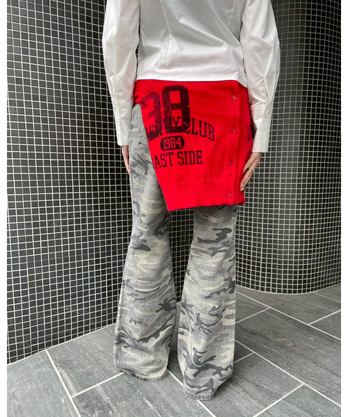 Oriens JOURNAL STANDARD（オリエンス ジャーナルスタンダード）の「フレアデニムパンツ（デニムパンツ・レディース・グレー/ネイビー・36/38）」の5枚目の写真