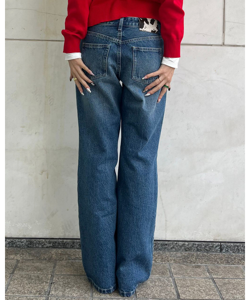 Oriens JOURNAL STANDARD（オリエンス ジャーナルスタンダード）の「フレアデニムパンツ（デニムパンツ・レディース・グレー/ネイビー・36/38）」の19枚目の写真