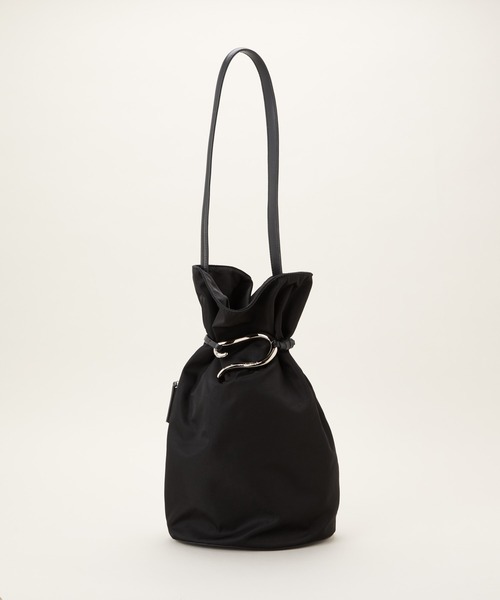 LE VERNIS(ル・ベルニ)の「LE VERNIS(ル・ベルニ)Poire bucket bag M(ショルダーバッグ・レディース・ブラック/グレー/ホワイト・FREE)」の14枚目の写真