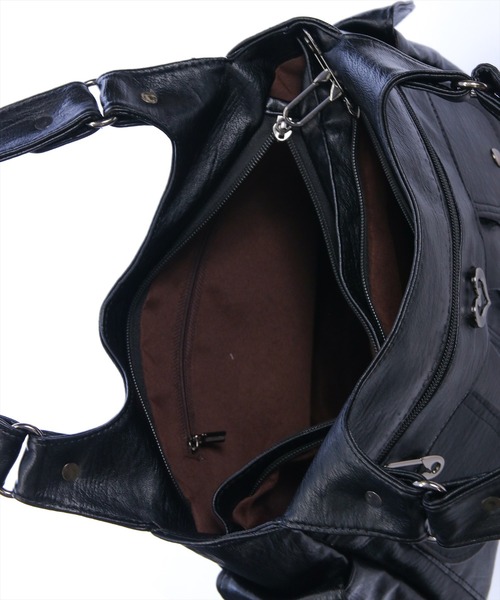 clear（クリア）の「ヴィンテージライクハートモチーフ合皮バッグ［Y2K カジュアル 着回し力抜群］≪新作≫（ハンドバッグ・レディース・レッド/ブラック/ブラウン・F）」の12枚目の写真