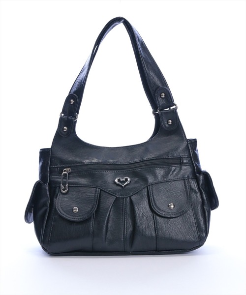 clear（クリア）の「ヴィンテージライクハートモチーフ合皮バッグ［Y2K カジュアル 着回し力抜群］≪新作≫（ハンドバッグ・レディース・レッド/ブラック/ブラウン・F）」の18枚目の写真