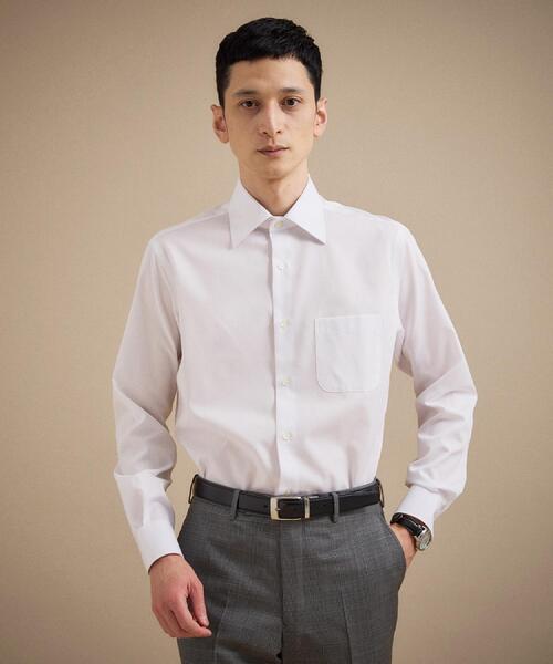 TAKEO KIKUCHI(タケオキクチ)の「【形態安定】ドビー ドレスシャツ(ビジネスシャツ・メンズ・ホワイト/ホワイト系・01/02/03/04)」の18枚目の写真