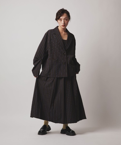W:Huku(フーク)の「【W:Huku / ソフトタッチツイル】ロング ストラップ キャミソール ビスチェ / Soft-Touch Twill Long Strap Bustier(ベスト・レディース・ブラック/ベージュ系その他/ブラウン系その他/グレー系その他・FREE)」の22枚目の写真