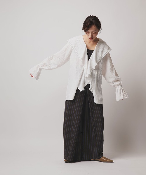 W:Huku(フーク)の「【W:Huku / ソフトタッチツイル】ロング ストラップ キャミソール ビスチェ / Soft-Touch Twill Long Strap Bustier(ベスト・レディース・ブラック/ベージュ系その他/ブラウン系その他/グレー系その他・FREE)」の20枚目の写真