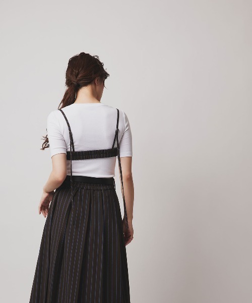 W:Huku(フーク)の「【W:Huku / ソフトタッチツイル】ロング ストラップ キャミソール ビスチェ / Soft-Touch Twill Long Strap Bustier(ベスト・レディース・ブラック/ベージュ系その他/ブラウン系その他/グレー系その他・FREE)」の16枚目の写真