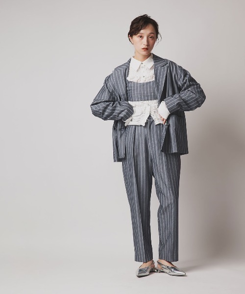 W:Huku(フーク)の「【W:Huku / ソフトタッチツイル】ロング ストラップ キャミソール ビスチェ / Soft-Touch Twill Long Strap Bustier(ベスト・レディース・ブラック/ベージュ系その他/ブラウン系その他/グレー系その他・FREE)」の15枚目の写真
