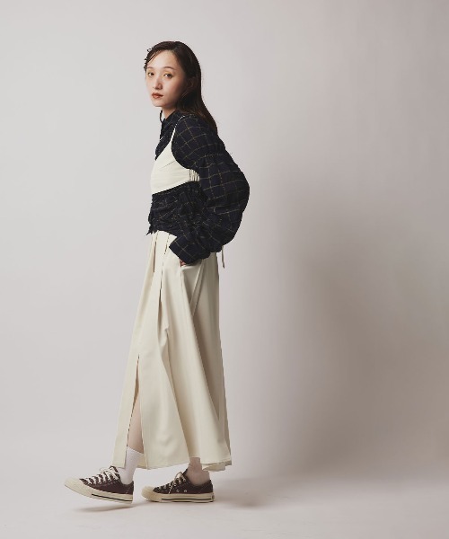 W:Huku(フーク)の「【W:Huku / ソフトタッチツイル】ロング ストラップ キャミソール ビスチェ / Soft-Touch Twill Long Strap Bustier(ベスト・レディース・ブラック/ベージュ系その他/ブラウン系その他/グレー系その他・FREE)」の13枚目の写真