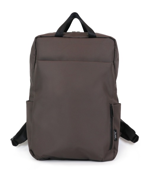 Un coeur(アンクール)の「【Un coeur/アンクール】RECTANGLE RUCKSACK / レクタングル リュック RUI / K905071(バックパック/リュック・レディース・ブラウン/グレー/グレイッシュベージュ/ブラック・FREE)」の3枚目の写真