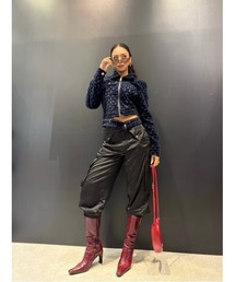 Desigual | 【Desigual × Nicki Nicole】ハート柄 ダークブルーデニムジャケットコート(デニムジャケット)