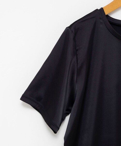 NOLLEY’S(ノーリーズ)の「ウォッシャブル裾レースオトナサテンTシャツ(シャツ/ブラウス・レディース・ブラック/ネイビー/ホワイト・38)」の11枚目の写真