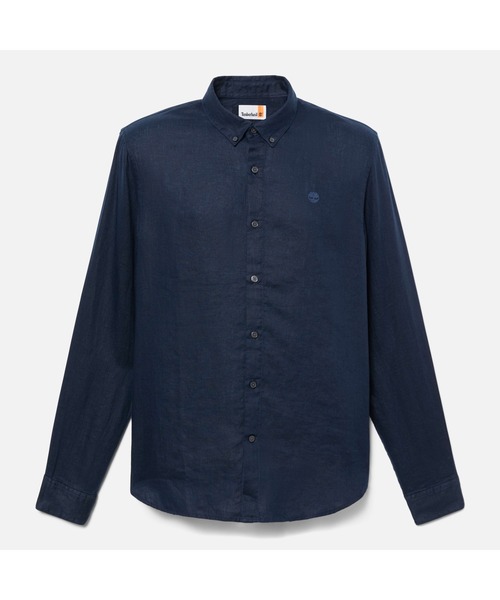 Timberland（ティンバーランド）の「リネン シャツ メンズ（シャツ/ブラウス・メンズ・ダークブルー・X-LARGE/MEDIUM/LARGE）」の5枚目の写真