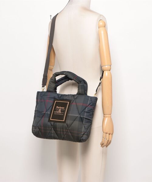 Barbour(バブアー)の「【Barbour】barbout tartan arlene mini quilted tote bag / LBA0552(トートバッグ・レディース・マルチ・FREE)」の5枚目の写真