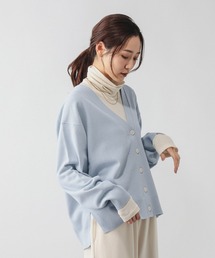 GLOBAL WORK | ドライタッチVネックカーディガン長袖/634143(カーディガン/ボレロ)