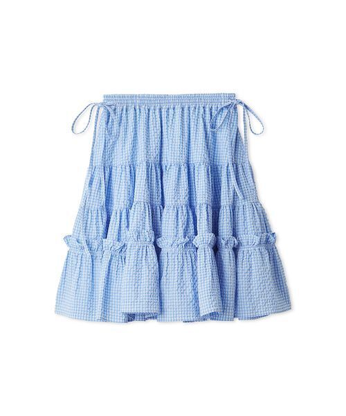 LILY BROWN（リリーブラウン）の「2wayティアードスカート（スカート・レディース・ブラック/ブルー/ホワイト・F）」の21枚目の写真