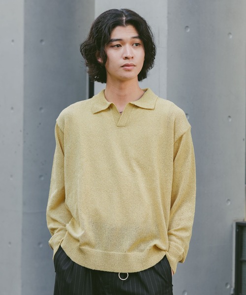 タリアトーレ 半袖スキッパーニットポロ 50 クリーニング済み タリアトーレ 半袖スキッパーニットポロ 50 クリーニング済み