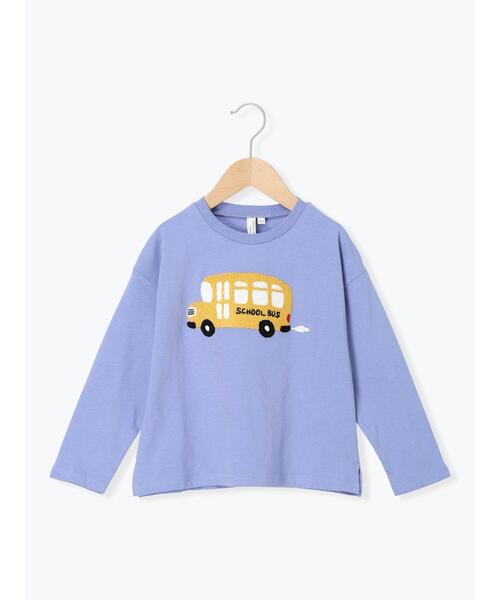 セール】スクールバスさがら刺繍ロンT（Tシャツ/カットソー）｜Samansa