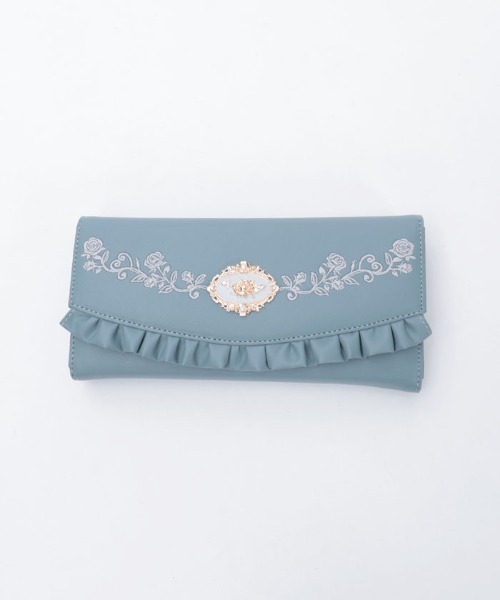 axes femme（アクシーズファム）の「ローズ刺繍フリル長財布（その他雑貨・レディース・ブラック/ピンク/ブルー・FREE）」の16枚目の写真