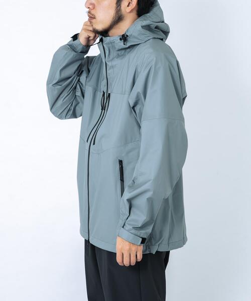 EKAL（エカル）の「HIKE SHELL JACKET（ナイロンジャケット・メンズ・ライトベージュ/ライトグレー・LARGE/MEDIUM/X-LARGE）」の13枚目の写真