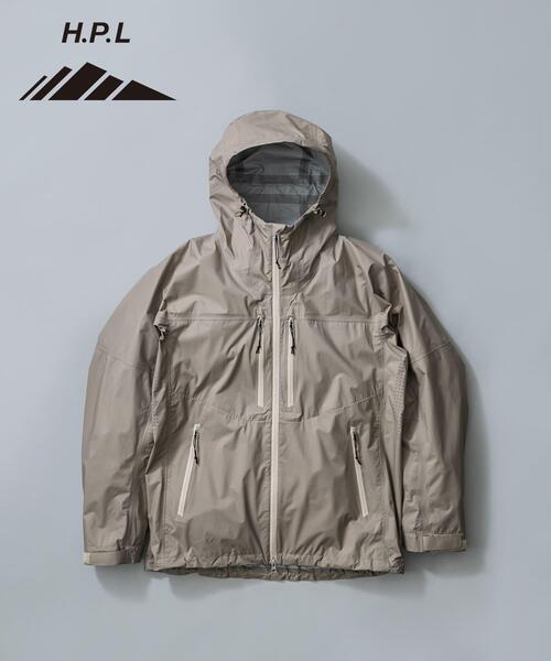 EKAL（エカル）の「HIKE SHELL JACKET（ナイロンジャケット・メンズ・ライトベージュ/ライトグレー・LARGE/MEDIUM/X-LARGE）」の11枚目の写真