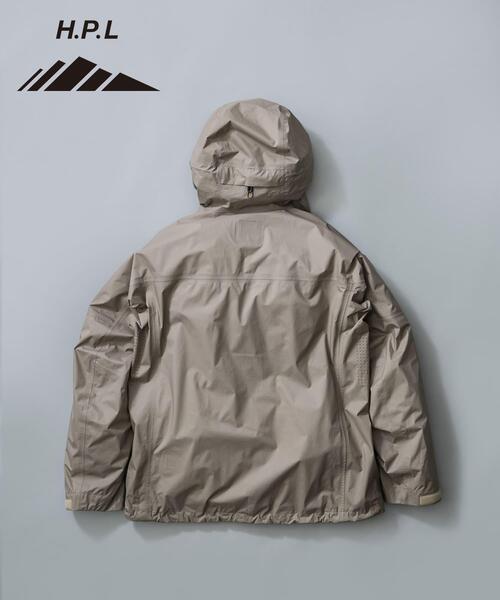 EKAL（エカル）の「HIKE SHELL JACKET（ナイロンジャケット・メンズ・ライトベージュ/ライトグレー・LARGE/MEDIUM/X-LARGE）」の12枚目の写真