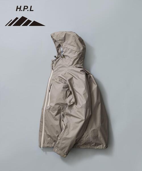 EKAL（エカル）の「HIKE SHELL JACKET（ナイロンジャケット・メンズ・ライトベージュ/ライトグレー・LARGE/MEDIUM/X-LARGE）」の13枚目の写真