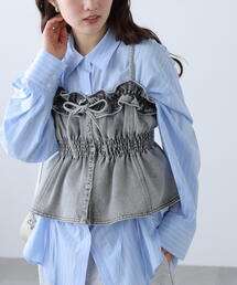 FREE'S MART | ◆フリルデニムビスチェ(シャツ/ブラウス)