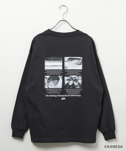 LEPSIM(レプシィム)の「【亀田の柿の種】アソートロンT 658974(Tシャツ/カットソー・レディース・オレンジ/ブラック系その他/オフホワイト・FREE)」の3枚目の写真