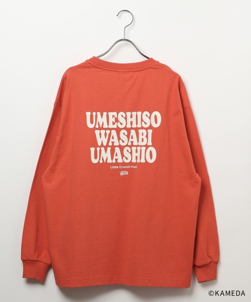 LEPSIM(レプシィム)の「【亀田の柿の種】アソートロンT 658974(Tシャツ/カットソー・レディース・オレンジ/ブラック系その他/オフホワイト・FREE)」の6枚目の写真