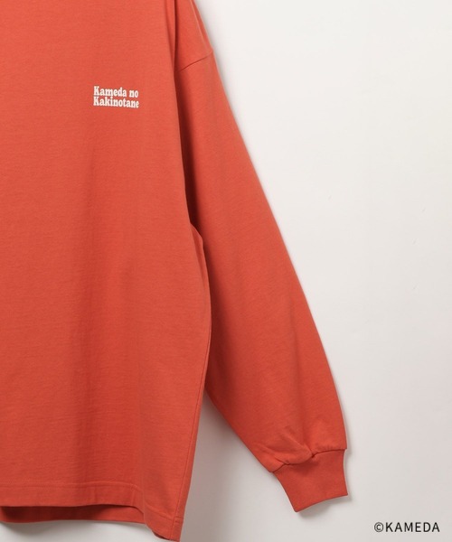 LEPSIM(レプシィム)の「【亀田の柿の種】アソートロンT 658974(Tシャツ/カットソー・レディース・オレンジ/ブラック系その他/オフホワイト・FREE)」の8枚目の写真