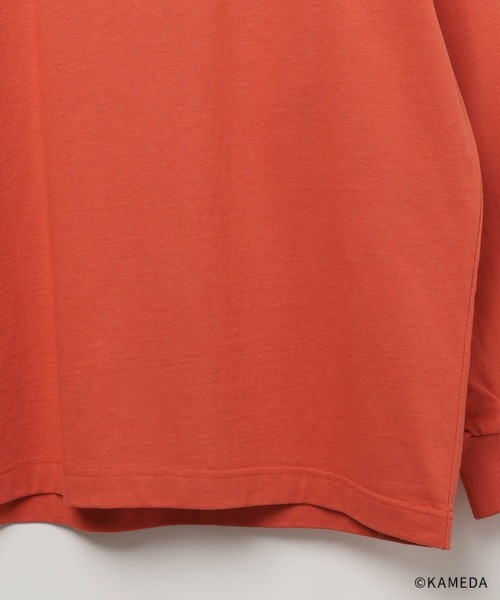 LEPSIM(レプシィム)の「【亀田の柿の種】アソートロンT 658974(Tシャツ/カットソー・レディース・オレンジ/ブラック系その他/オフホワイト・FREE)」の9枚目の写真
