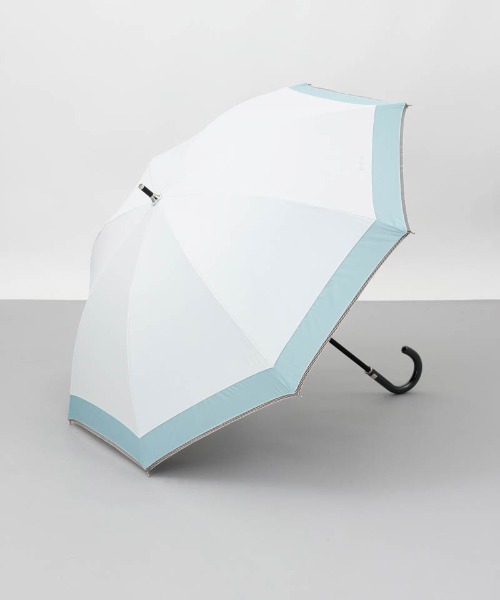 agnes b.（アニエスベー）の「【 agnes b.（アニエスベー）】バイカラー晴雨兼用傘(1段スライドショート)（長傘・レディース・ブラック/ネイビー/ベージュ/シルバーグレー・FREE）」の3枚目の写真