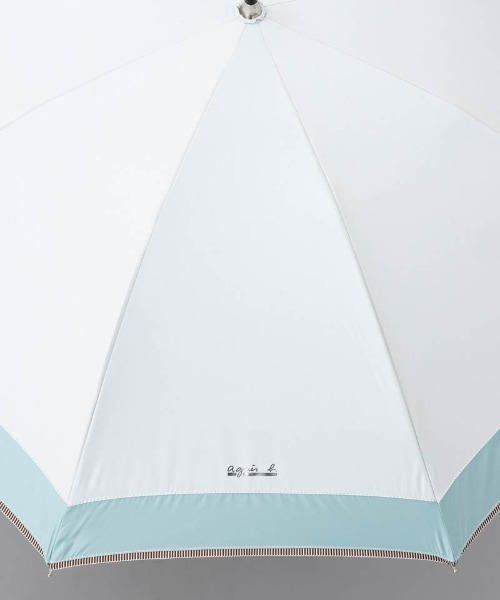 agnes b.（アニエスベー）の「【 agnes b.（アニエスベー）】バイカラー晴雨兼用傘(1段スライドショート)（長傘・レディース・ブラック/ネイビー/ベージュ/シルバーグレー・FREE）」の5枚目の写真