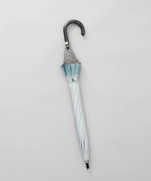 agnes b.（アニエスベー）の「【 agnes b.（アニエスベー）】バイカラー晴雨兼用傘(1段スライドショート)（長傘・レディース・ブラック/ネイビー/ベージュ/シルバーグレー・FREE）」の7枚目の写真