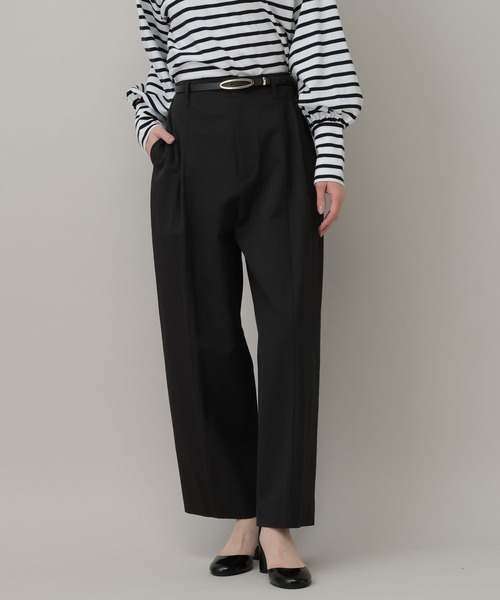 A part by(アパートバイ)の「ニドムコクーンパンツ(チノパンツ・レディース・ブラウン系その他2/ブラック・SMALL/MEDIUM)」の2枚目の写真