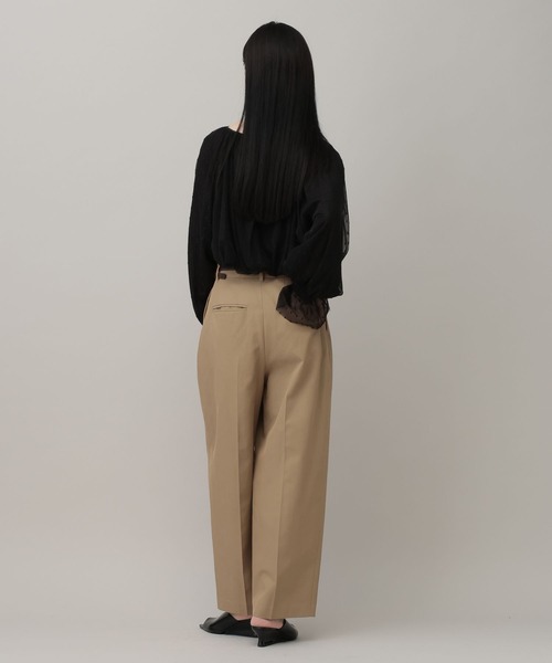 A part by(アパートバイ)の「ニドムコクーンパンツ(チノパンツ・レディース・ブラウン系その他2/ブラック・SMALL/MEDIUM)」の21枚目の写真