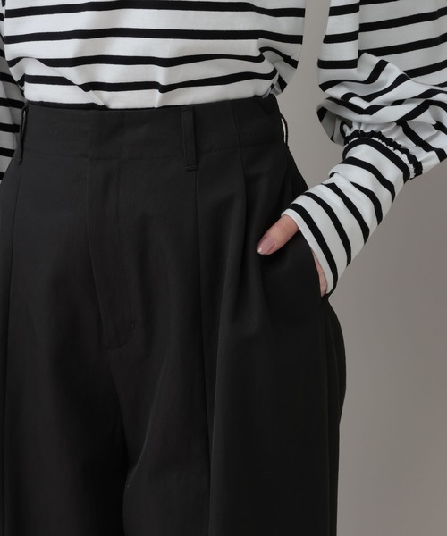 A part by(アパートバイ)の「ニドムコクーンパンツ(チノパンツ・レディース・ブラウン系その他2/ブラック・SMALL/MEDIUM)」の13枚目の写真