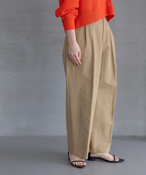 A part by(アパートバイ)の「ニドムコクーンパンツ(チノパンツ・レディース・ブラウン系その他2/ブラック・SMALL/MEDIUM)」の4枚目の写真