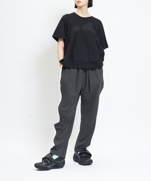 gomme(ゴム)の「ウェイブポンチパンツ(その他パンツ・レディース・チャコールグレー/ブラック・MEDIUM)」の5枚目の写真