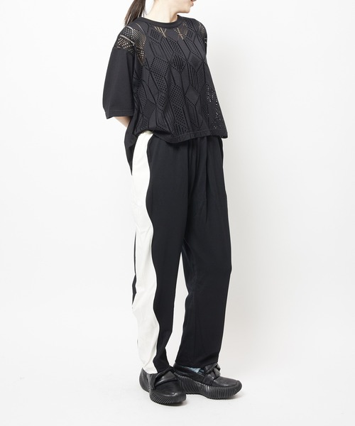 gomme(ゴム)の「ウェイブポンチパンツ(その他パンツ・レディース・チャコールグレー/ブラック・MEDIUM)」の7枚目の写真