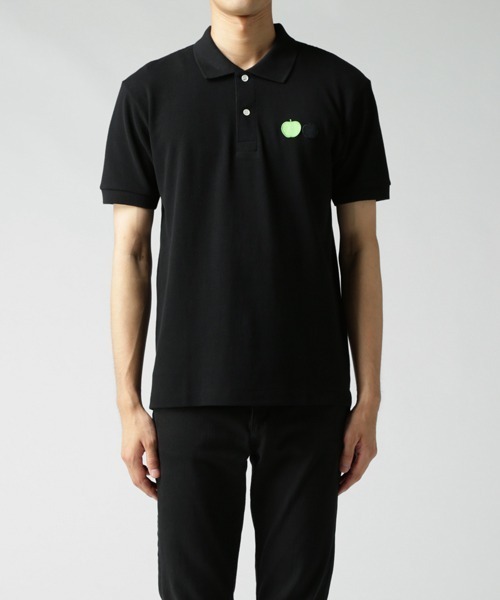 THE BEATLES COMME des GARCONS(ザ ビートルズ コムデギャルソン)の「THE BEATLES CdG COTTON PIQUE Polo Shirt(ポロシャツ・メンズ・ブラック/ホワイト・XL/L/M/S/XXL)」の5枚目の写真