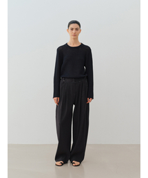 Moia（モイア）の「viscose linen pants (navy)（その他パンツ）」