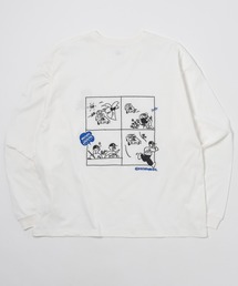 kaoyorinakami（カオヨリナカミ）の「4 comic long tee / 4コマロンT（Tシャツ/カットソー）」