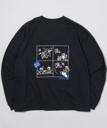 kaoyorinakami（カオヨリナカミ）の「4 comic long tee / 4コマロンT（Tシャツ/カットソー）」