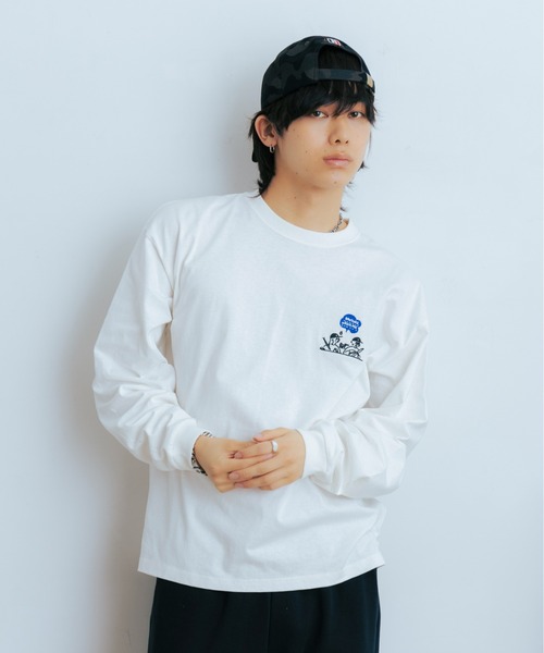 kaoyorinakami(カオヨリナカミ)の「4 comic long tee / 4コマロンT(Tシャツ/カットソー・メンズ・ホワイト/ブラック・SMALL/MEDIUM/LARGE/X-LARGE)」の22枚目の写真