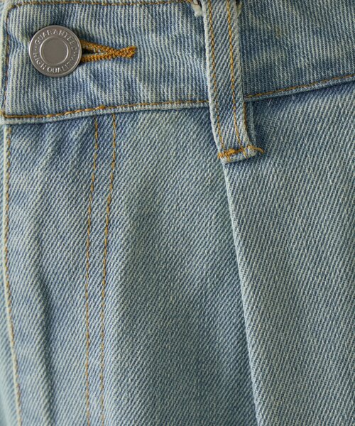 goocy(グーシー)の「【セットアップ対応】デニムタックワイドパンツ(デニムパンツ・レディース・ブラック/ブルー系その他・MEDIUM/SMALL)」の8枚目の写真