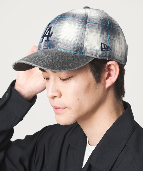 Black label フランネルチェック チェック キャップ ニューエラ