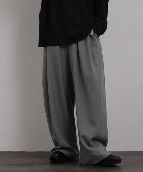 tk.TAKEO KIKUCHI（ティーケータケオキクチ）の「ディープタックスラックス（その他パンツ・メンズ・ダークグレー/ブラック・01/03/02）」の20枚目の写真